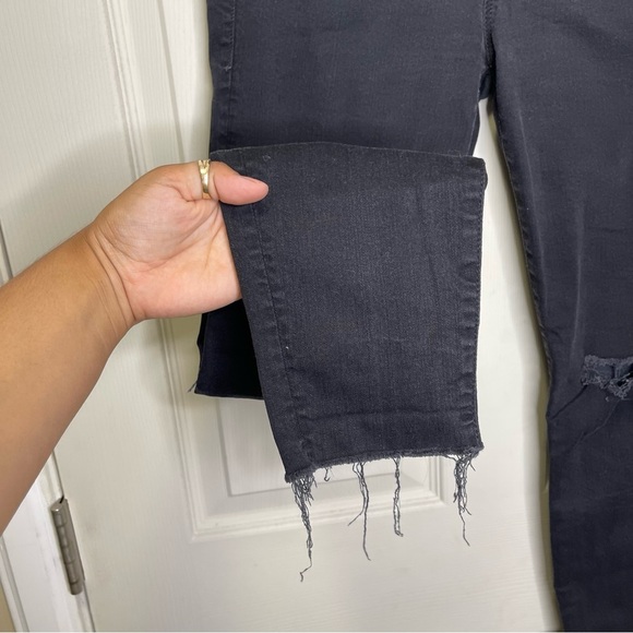 MOTHER Looker Ankle Fray In Guilty As Sin Sz 28 - Picture 9 of 11